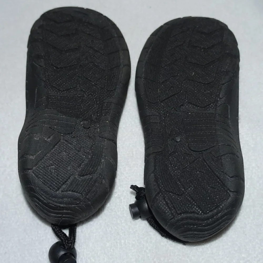 Kids Toddlers Sea Sox Size 10 Water Shoes Black Gray Mesh